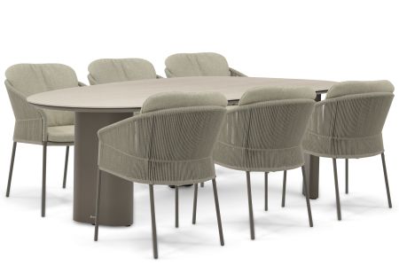 4 Seasons Outdoor Florence/Weave 240x120 cm dining tuinset 7-delig