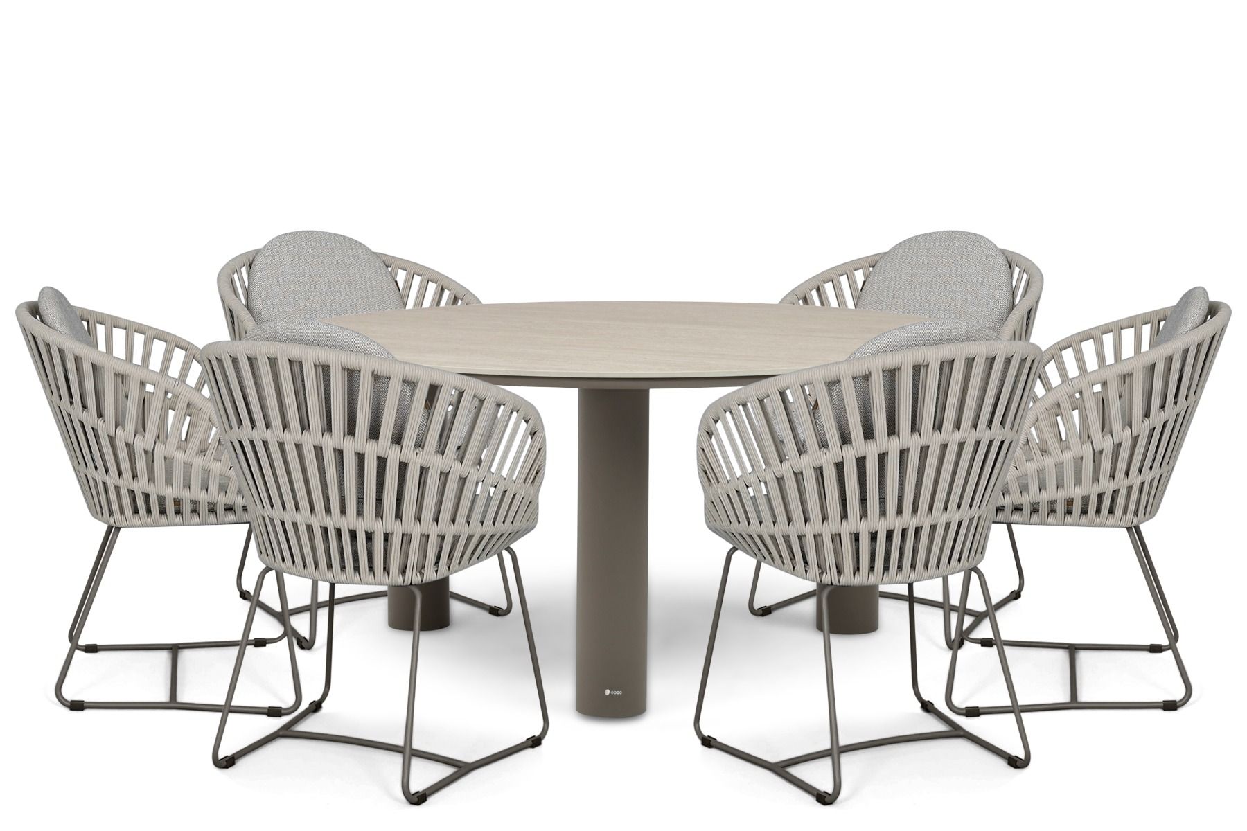 Santika Amara/Trino 158 cm dining tuinset 7-delig