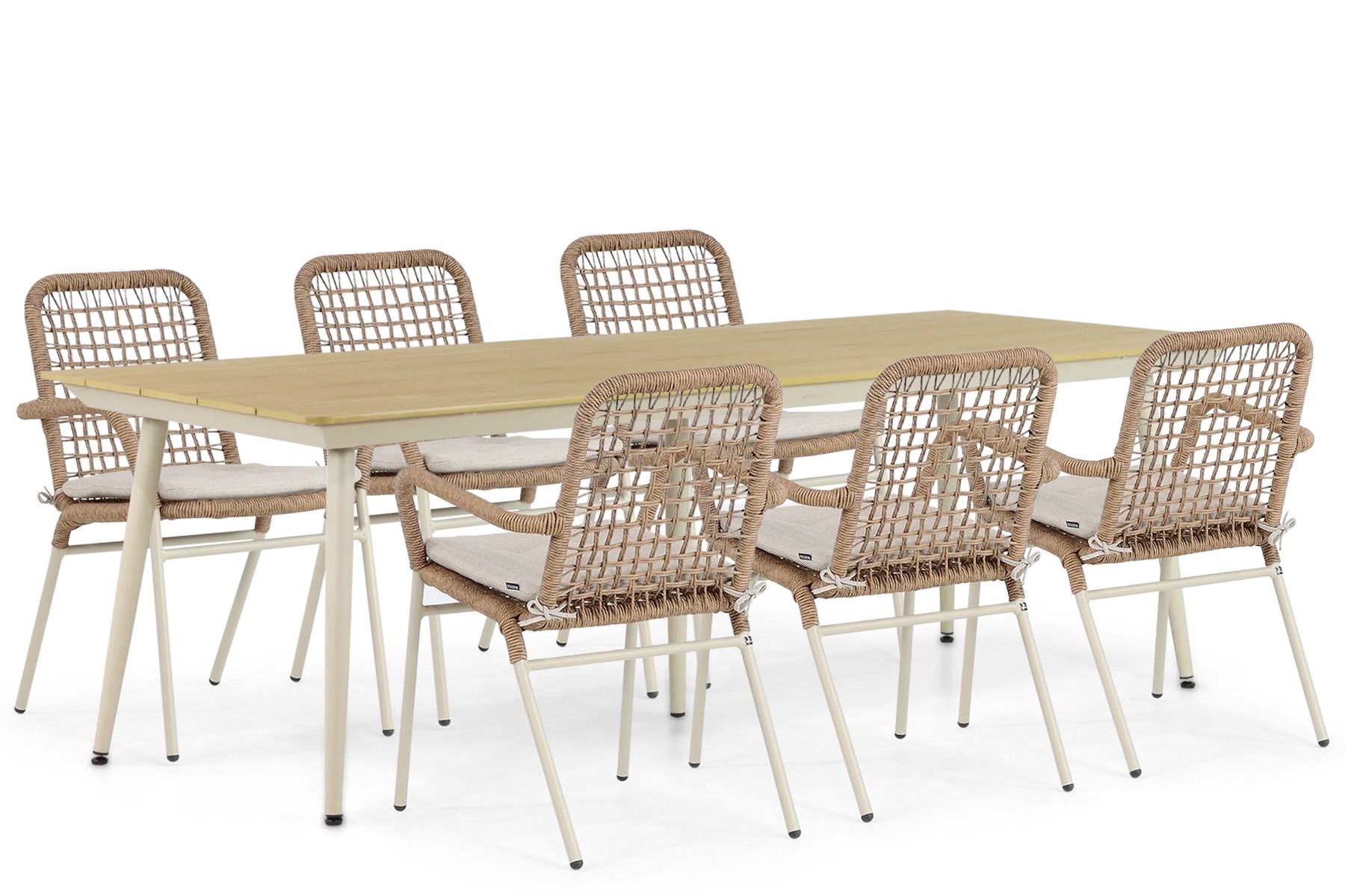 De Laan Catalone/Matale 240 cm dining tuinset 7-delig