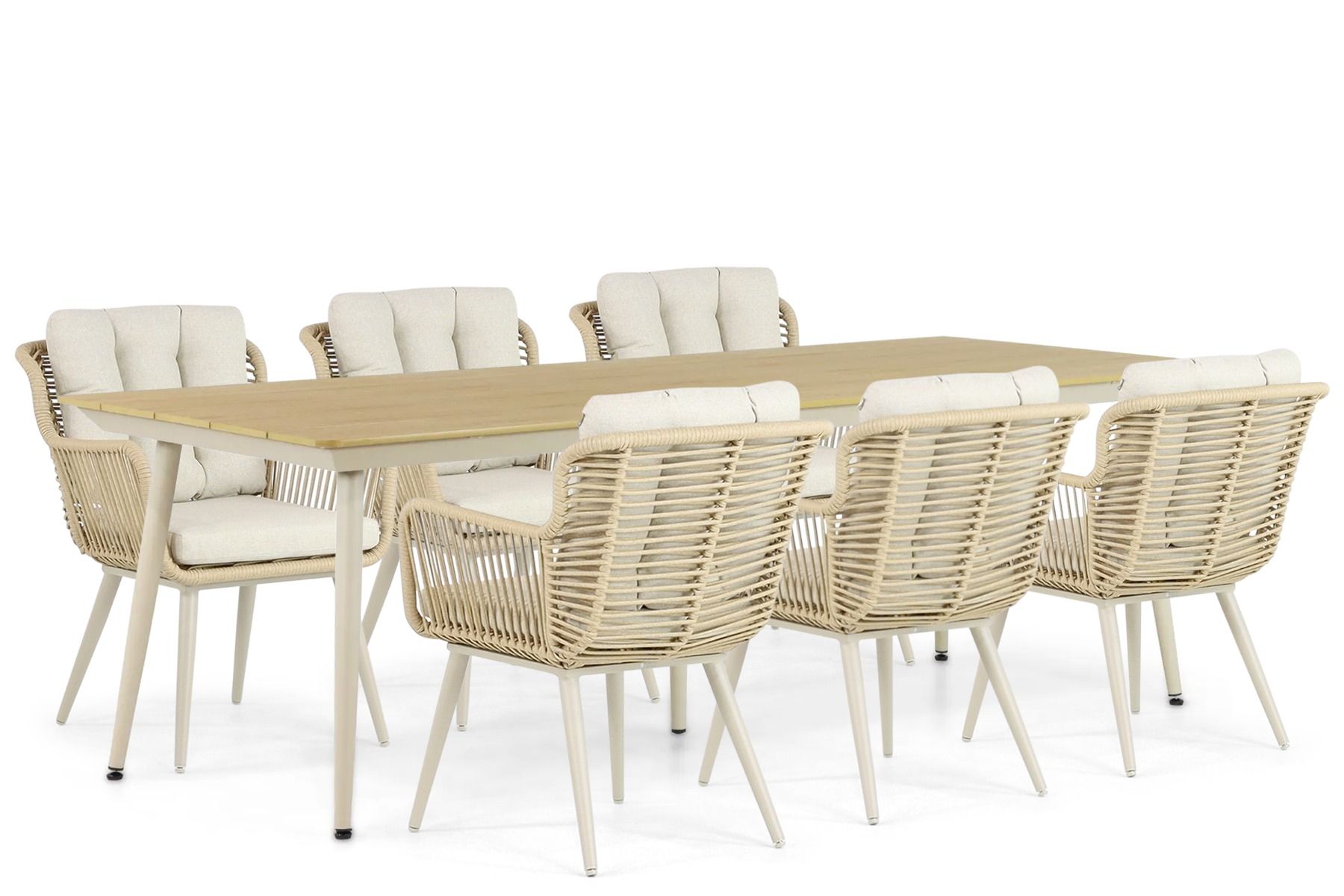 Coco Custa/Matale 240 cm dining tuinset 7-delig