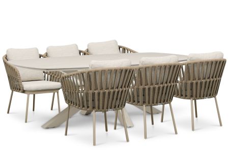 Coco Elara/Voyage 240x120 cm dining tuinset 7-delig