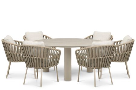 Coco Elara/Trino 158 cm dining tuinset 7-delig