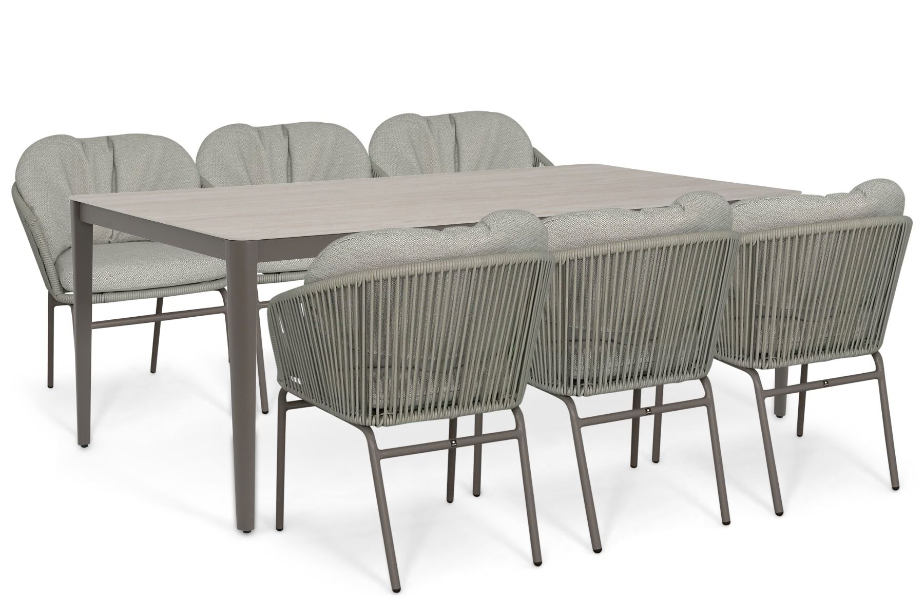 Coco Livo/Livo 210x100 cm dining tuinset 7-delig
