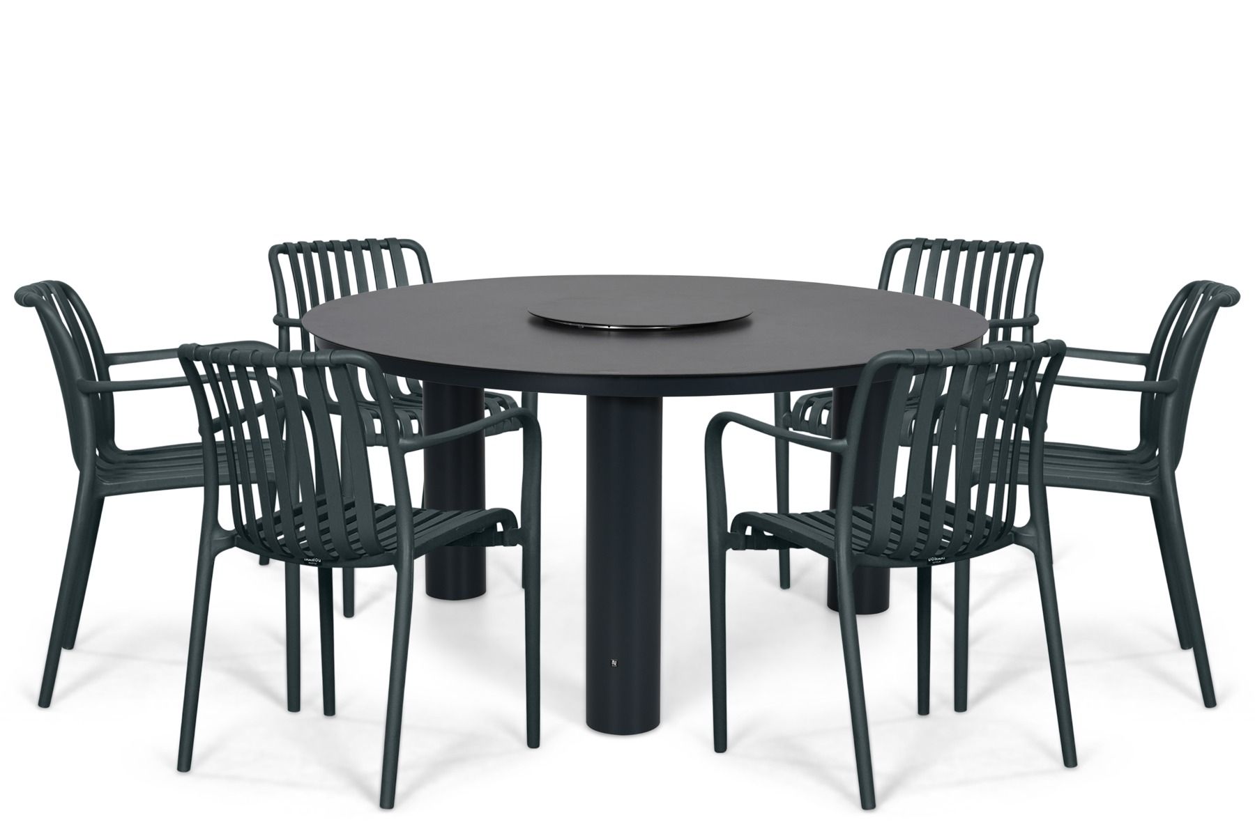 Domani Alba/Arancia 150 cm dining tuinset 7-delig