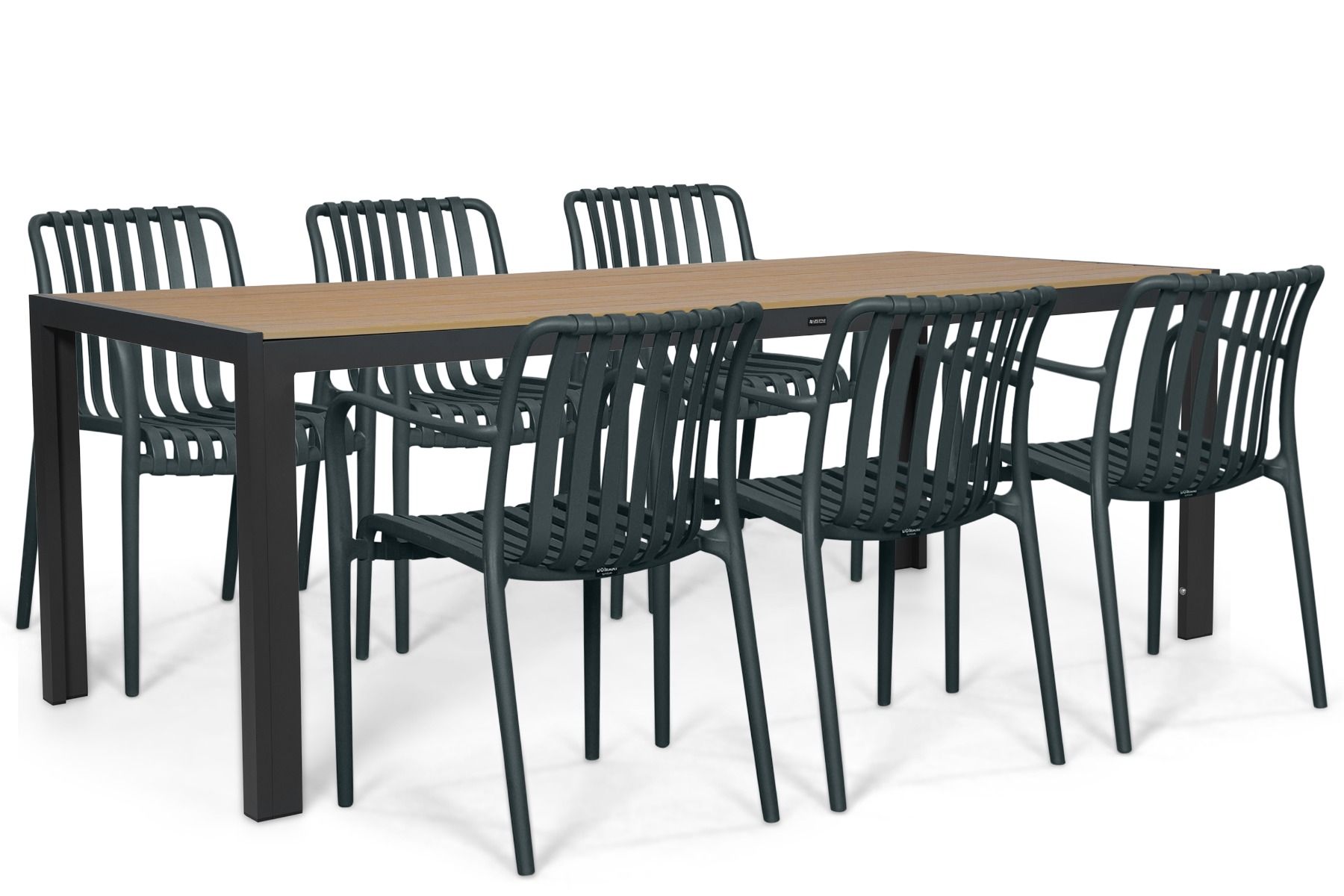 Domani Alba/Creta 205x90 cm dining tuinset 7-delig