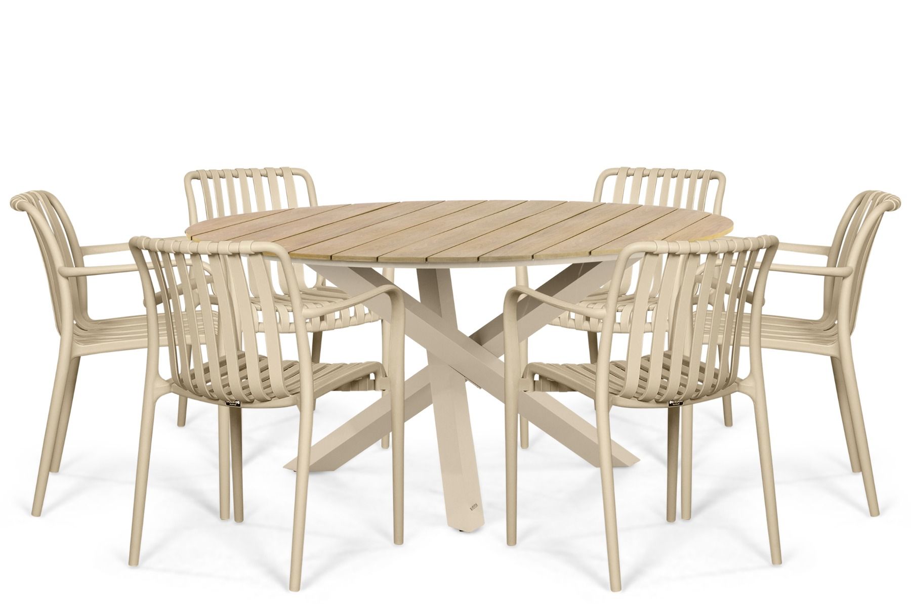 Domani Alba/Ancona 150 cm dining tuinset 7-delig