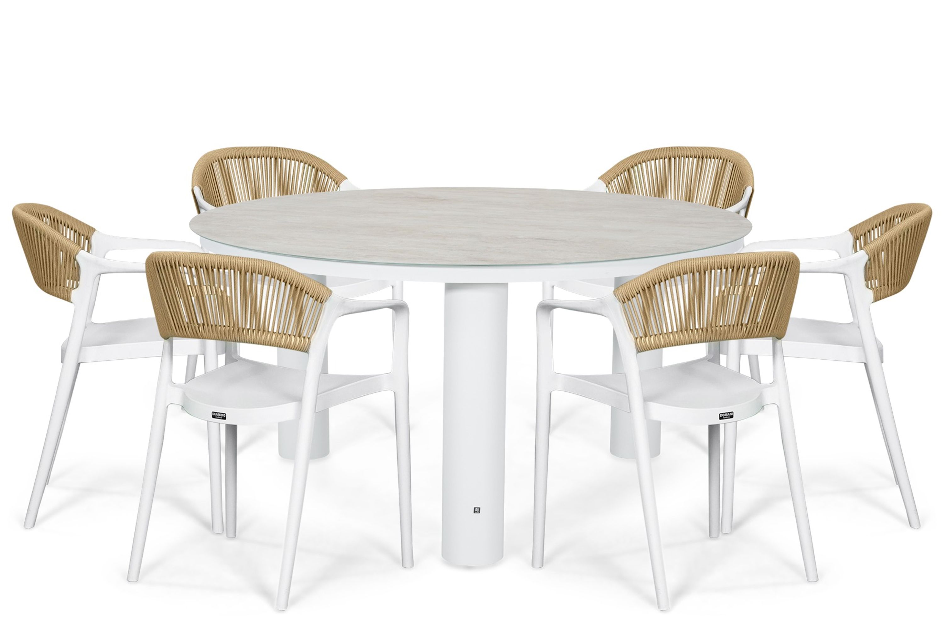 Domani Toscano/Arancia 150 cm dining tuinset 7-delig