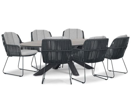 Domani Trivento/Lunea 240x120 cm dining tuinset 7-delig