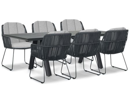 Domani Trivento/Monza 230x100 cm dining tuinset 7-delig