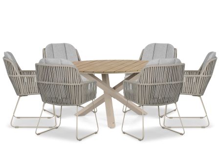 Domani Trivento/Ancona 150 cm dining tuinset 7-delig