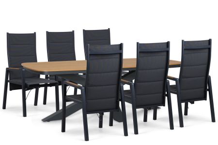 Lifestyle Essence/Camila 220x100 cm dining tuinset 7-delig