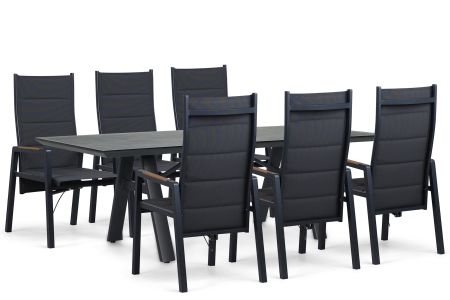 Lifestyle Essence/Monza 230x100 cm dining tuinset 7-delig