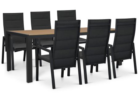 Lifestyle Essence/Creta 205x90 cm dining tuinset 7-delig