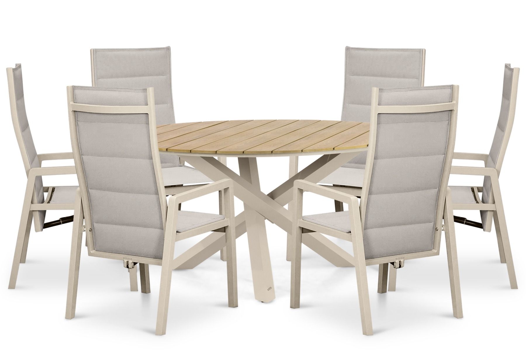 Lifestyle Essence/Ancona 150 cm dining tuinset 7-delig