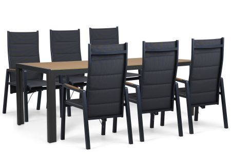 Lifestyle Essence/Creta 210x90 cm dining tuinset 7-delig