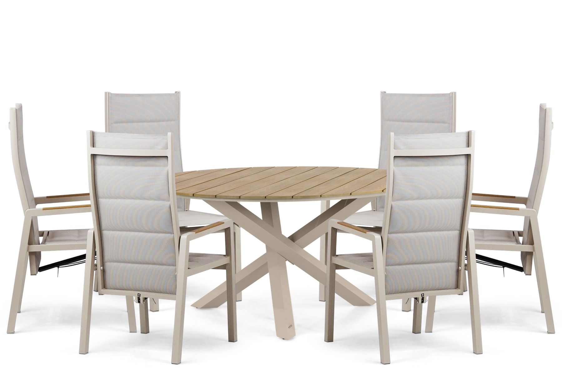 Lifestyle Essence/Ancona 150 cm dining tuinset 7-delig