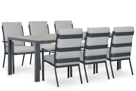 Lifestyle Lecce/Young 217x92 cm dining tuinset 7-delig