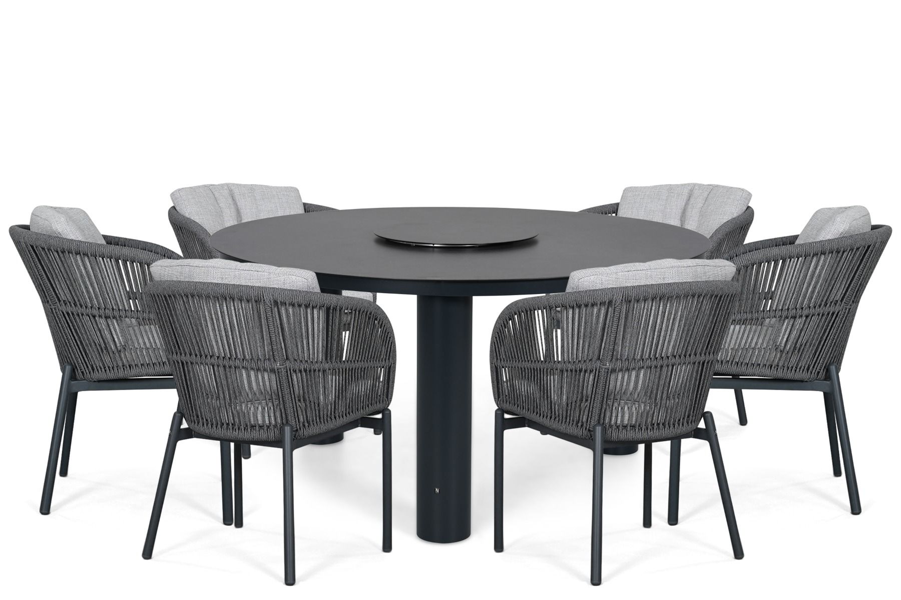 Lifestyle Monaco/Arancia 150 cm dining tuinset 7-delig