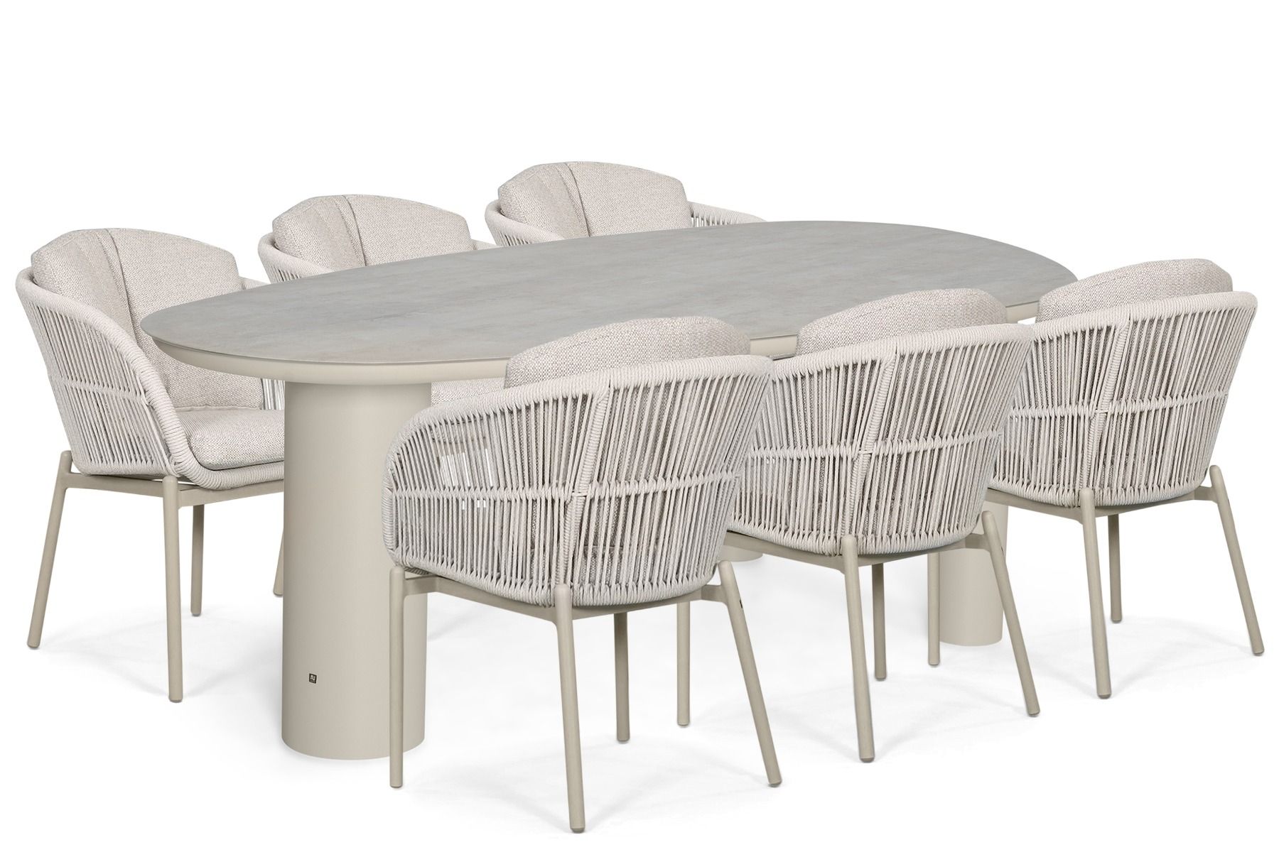 Lifestyle Monaco/Guave 240x120 cm dining tuinset 7-delig