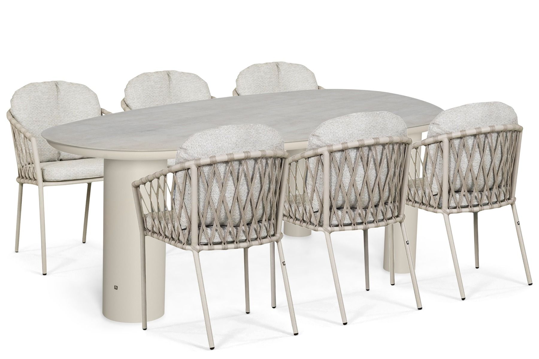 Lifestyle Morano/Guave 240x120 cm dining tuinset 7-delig