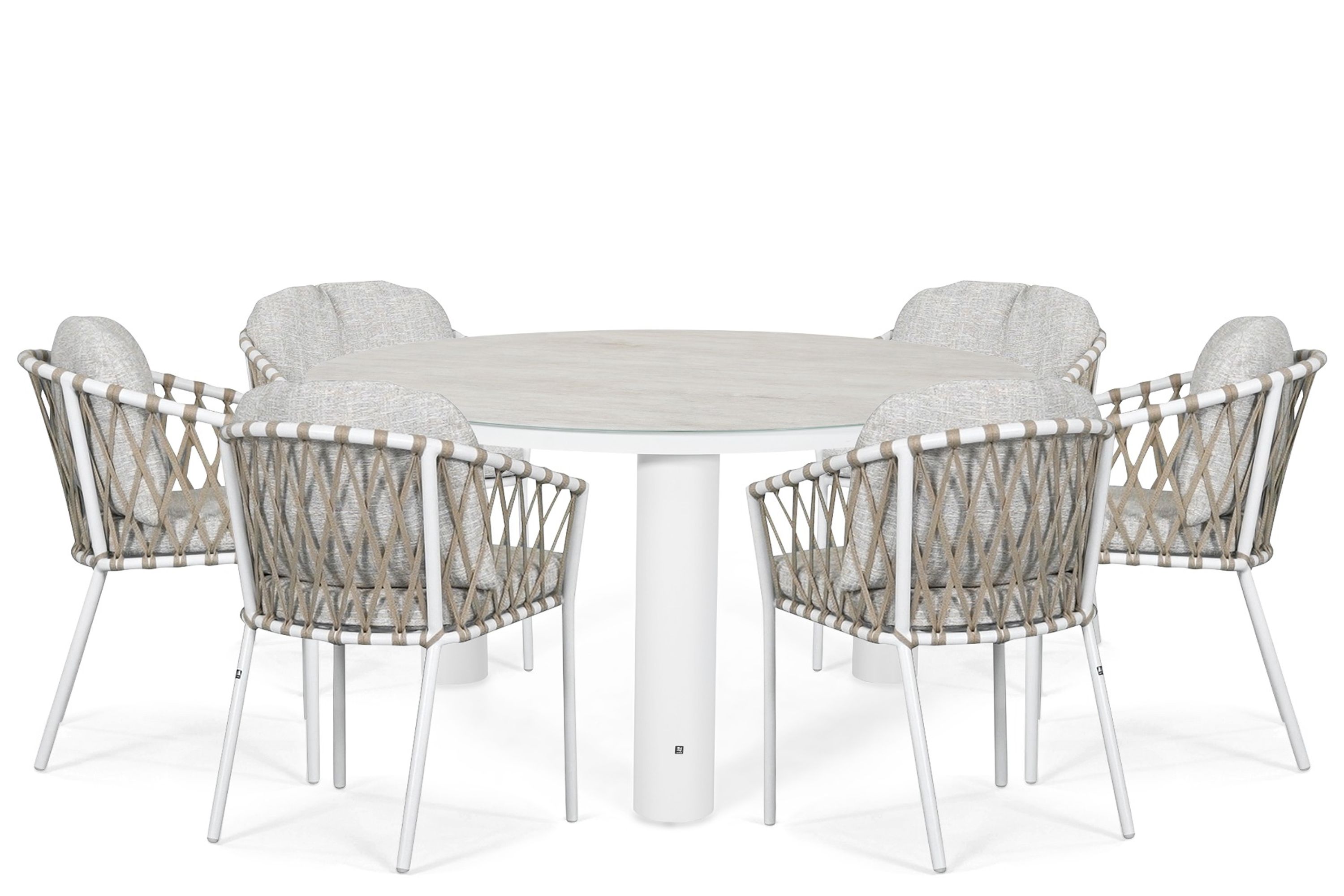 Lifestyle Morano/Arancia 150 cm dining tuinset 7-delig