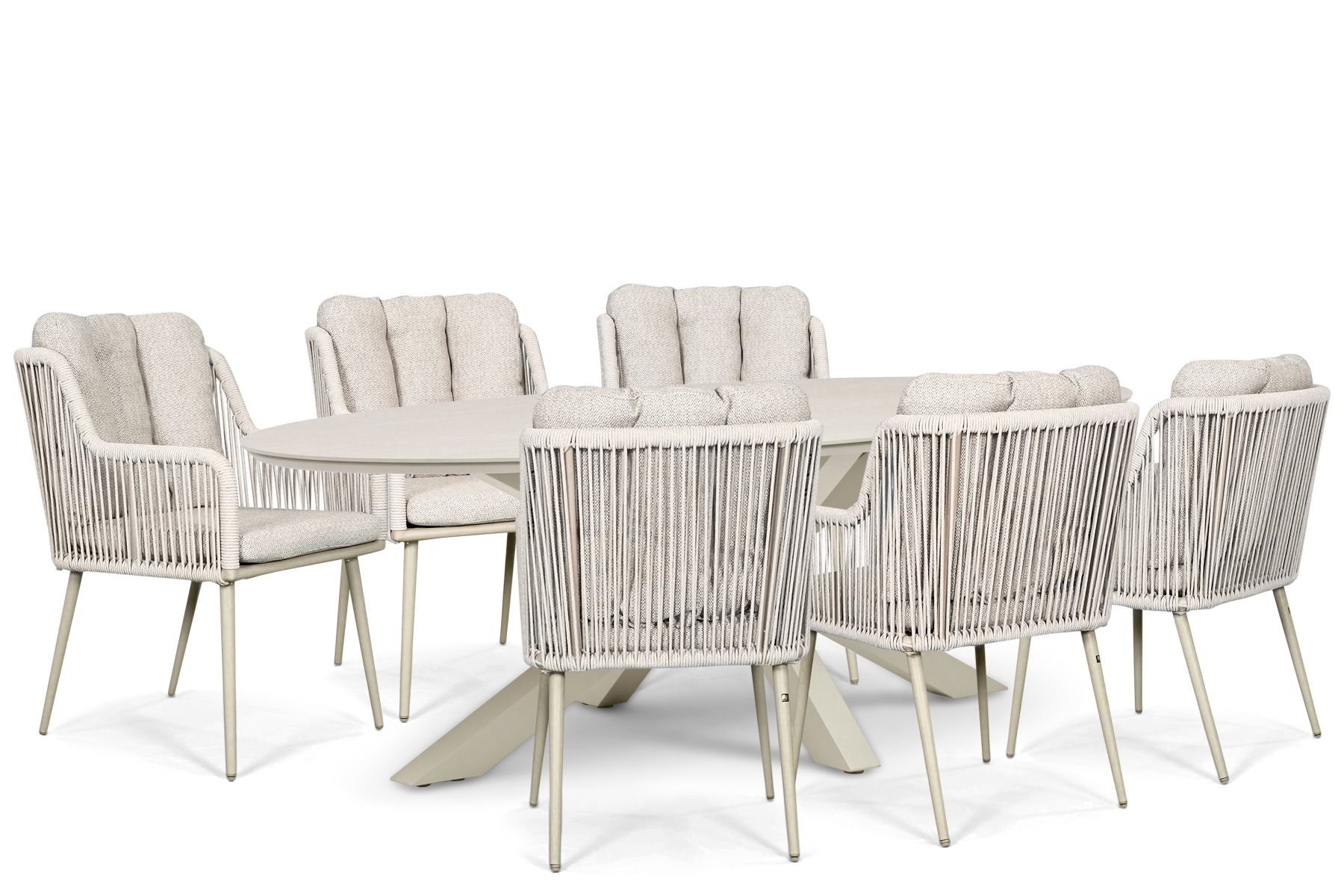 Lifestyle Tivoli/Lunea 240x120 cm dining tuinset 7-delig