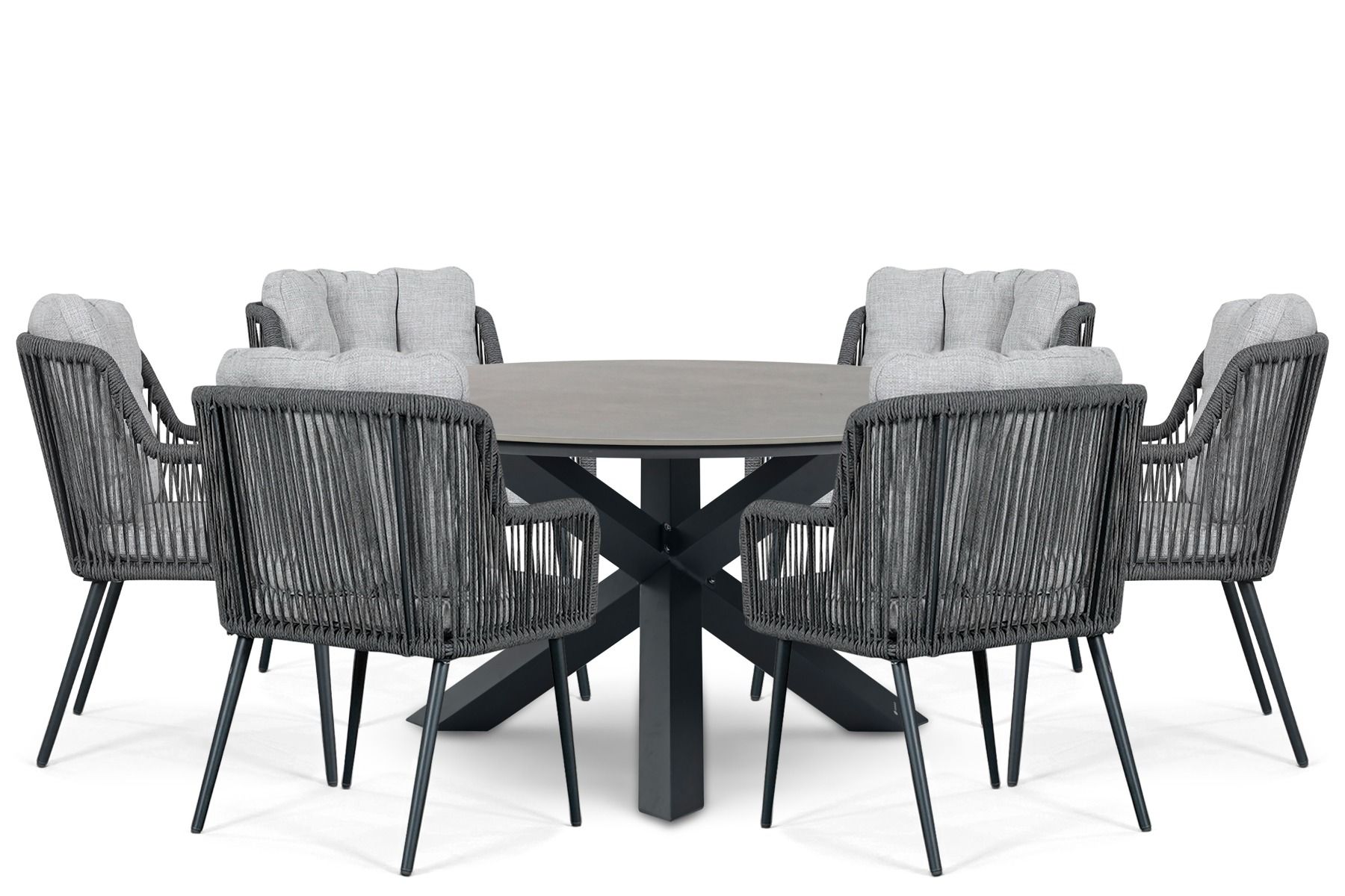 Lifestyle Tivoli/Xento 150 cm dining tuinset 7-delig