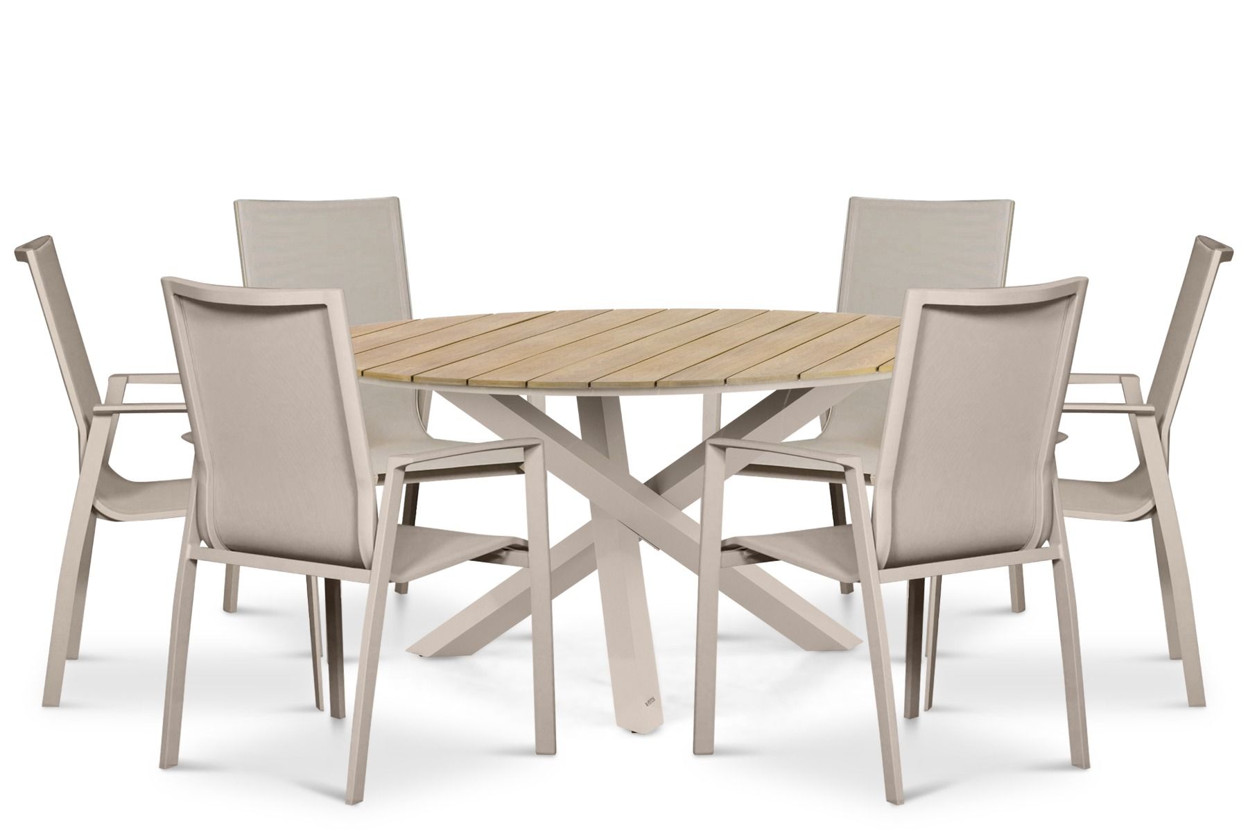 Lifestyle Ultimate/Ancona 150 cm dining tuinset 7-delig