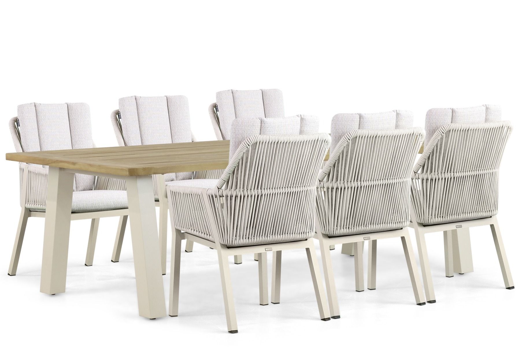 Lifestyle Verona/Glasgow 240 cm dining tuinset 7-delig