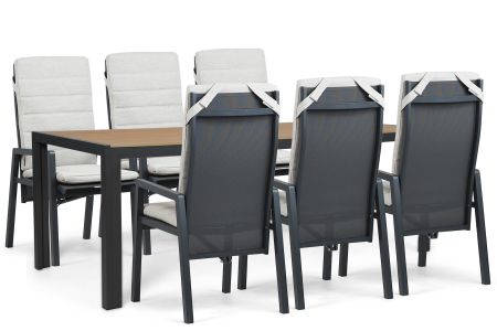 Lifestyle Vivaro/Creta 210x90 cm dining tuinset 7-delig