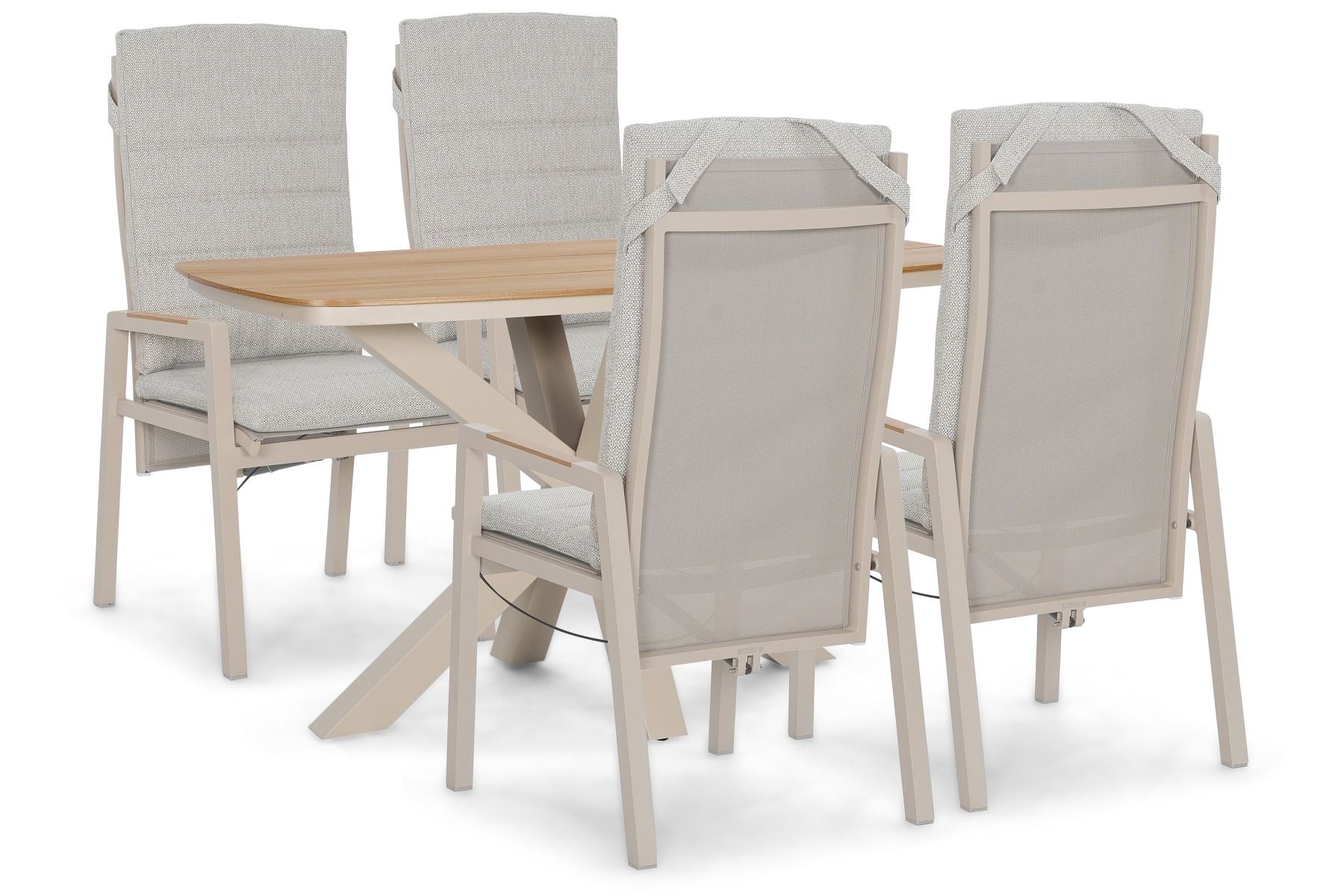 Lifestyle Vivaro/Camila 180x100 cm dining tuinset 5-delig