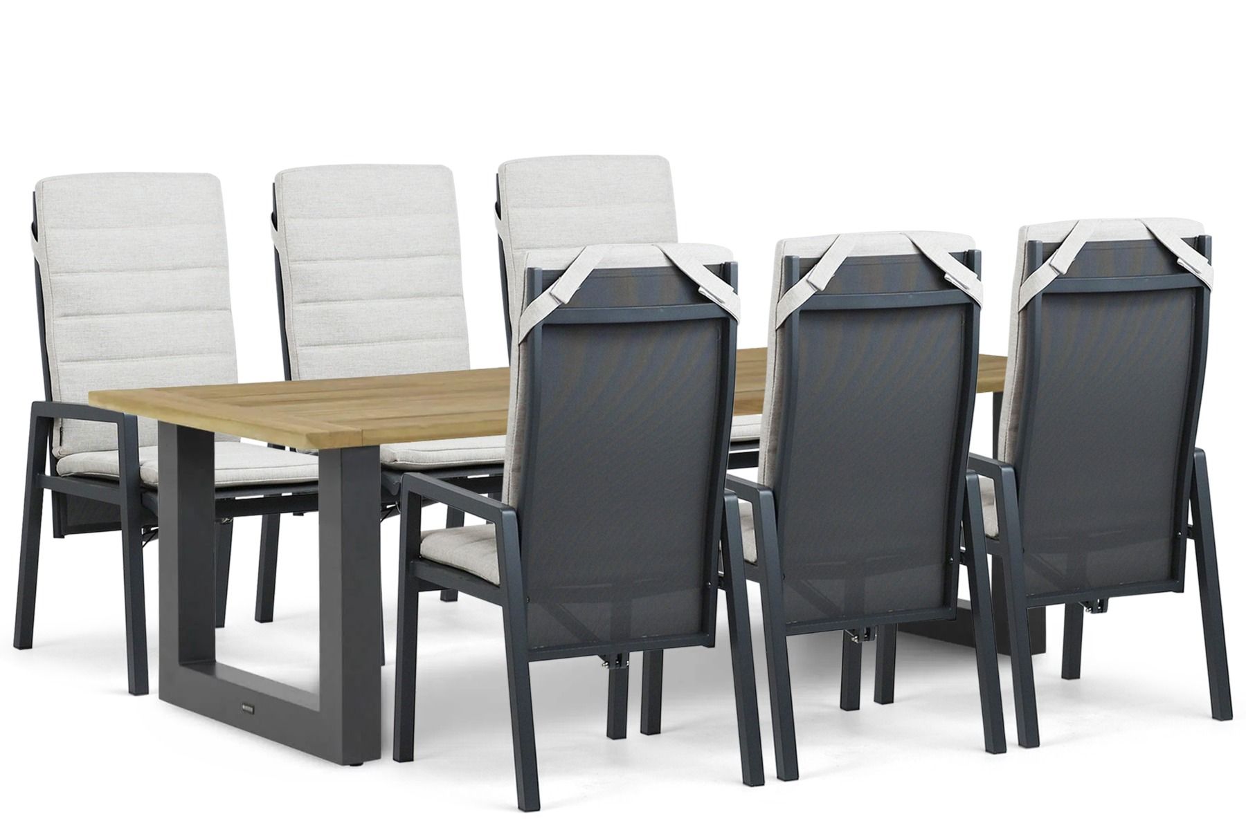 Lifestyle Vivaro/Cardiff 240x100 cm dining tuinset 7-delig