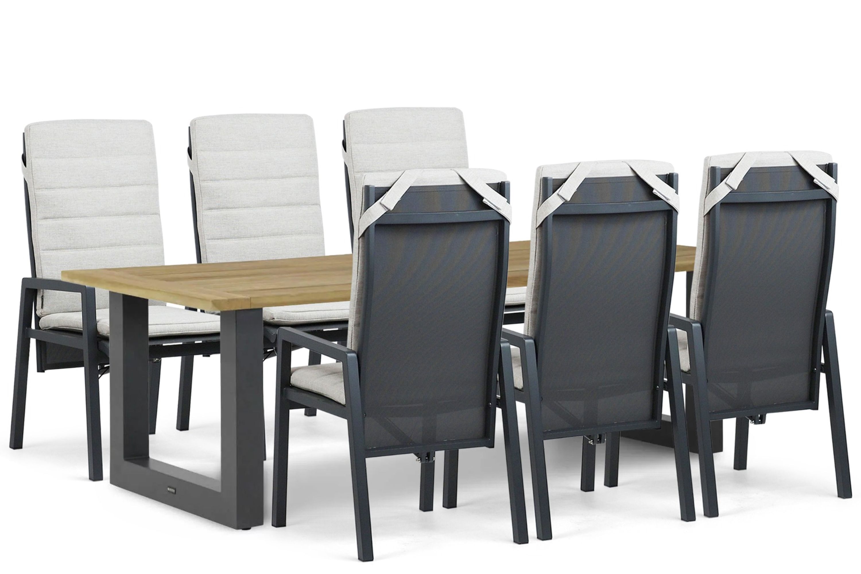 Lifestyle Vivaro/Cardiff 240x100 cm dining tuinset 7-delig