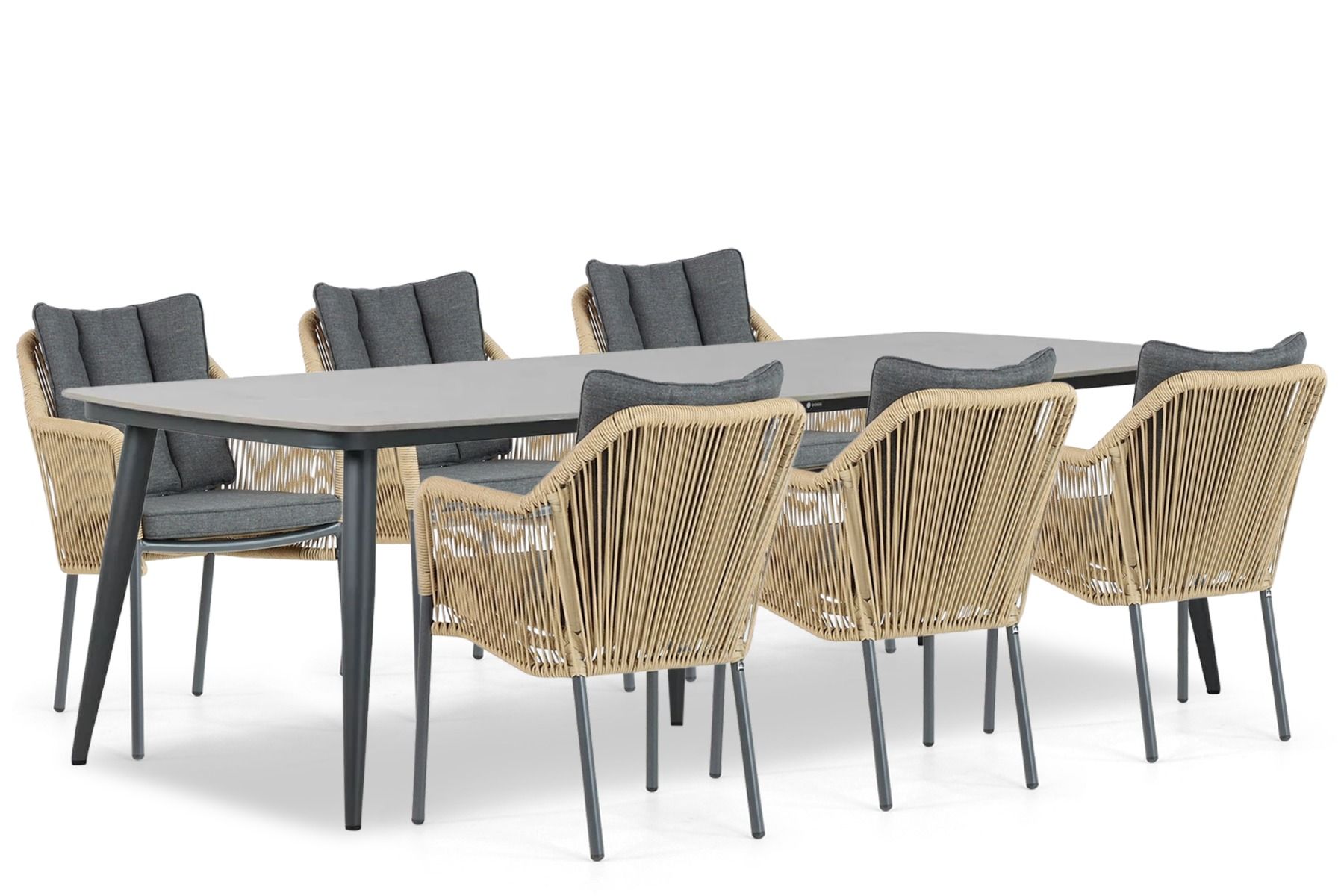 Lifestyle Marbella/Vienna 240 cm dining tuinset 7-delig