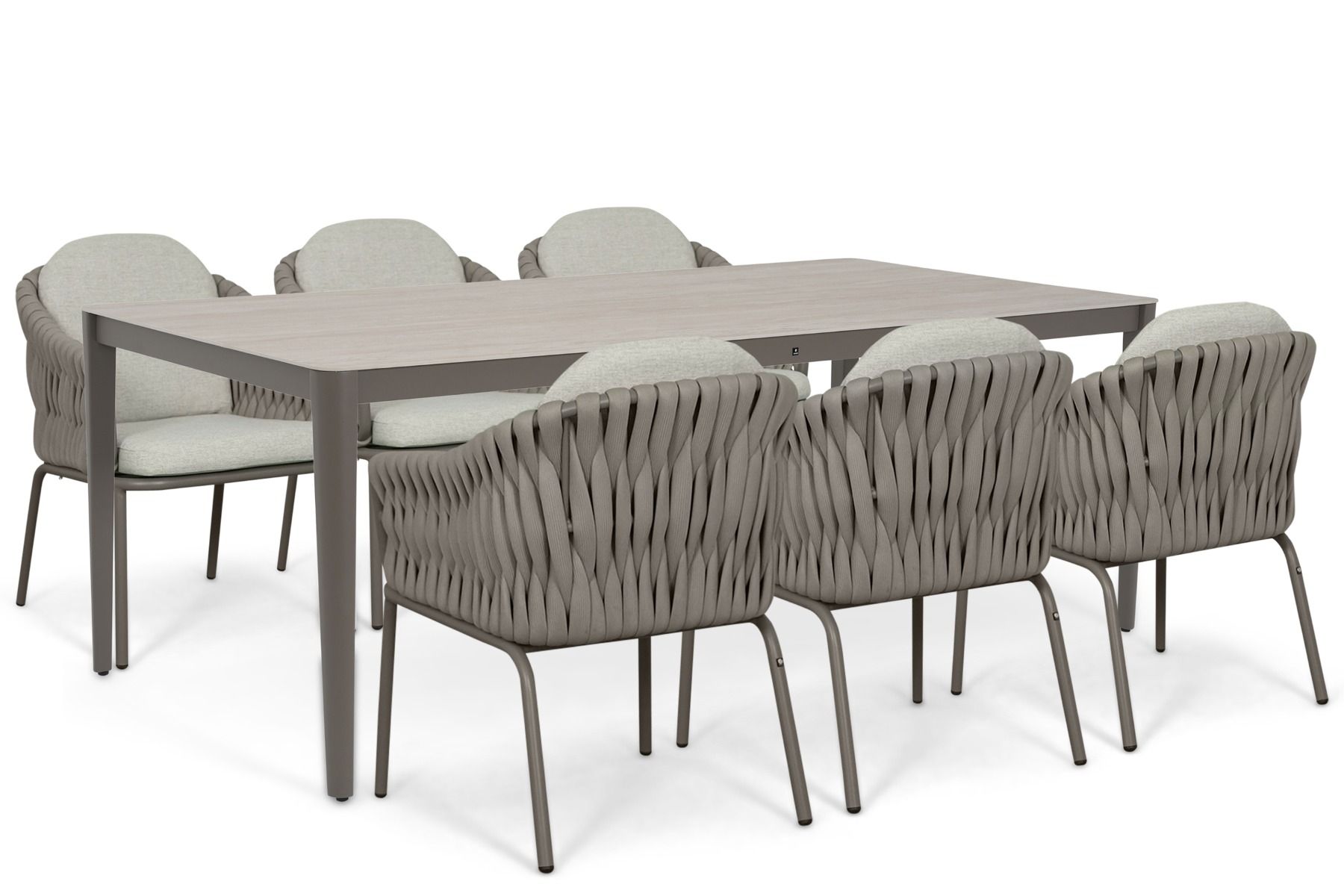 Santika Amadora/Livo 210x100 cm dining tuinset 7-delig