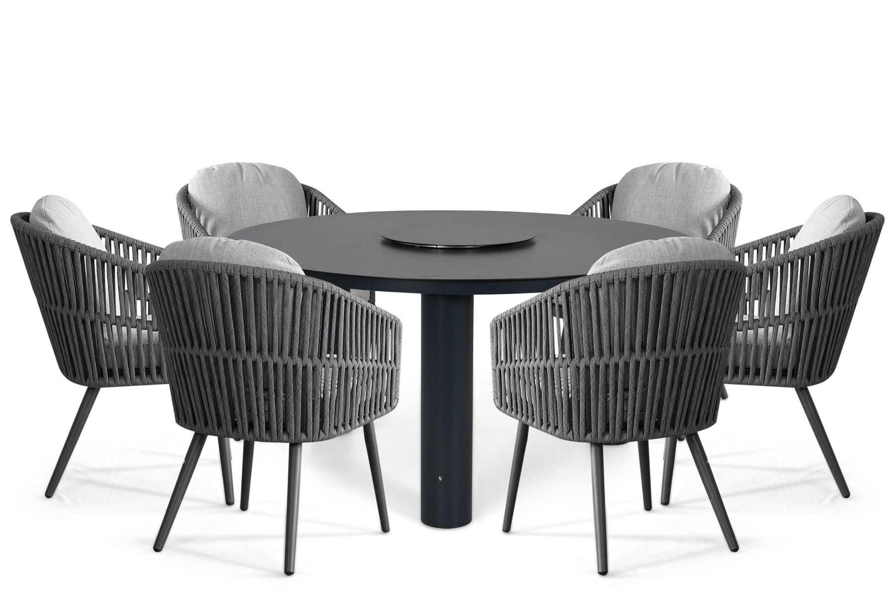 Santika Marani/Arancia 150 cm dining tuinset 7-delig