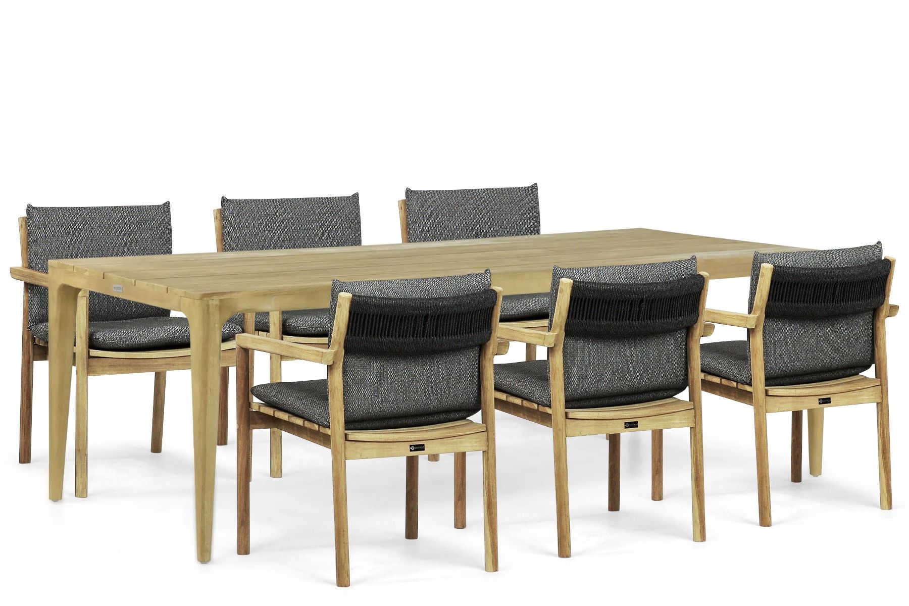 Santika Suka/Sentis 240 cm dining tuinset 7-delig