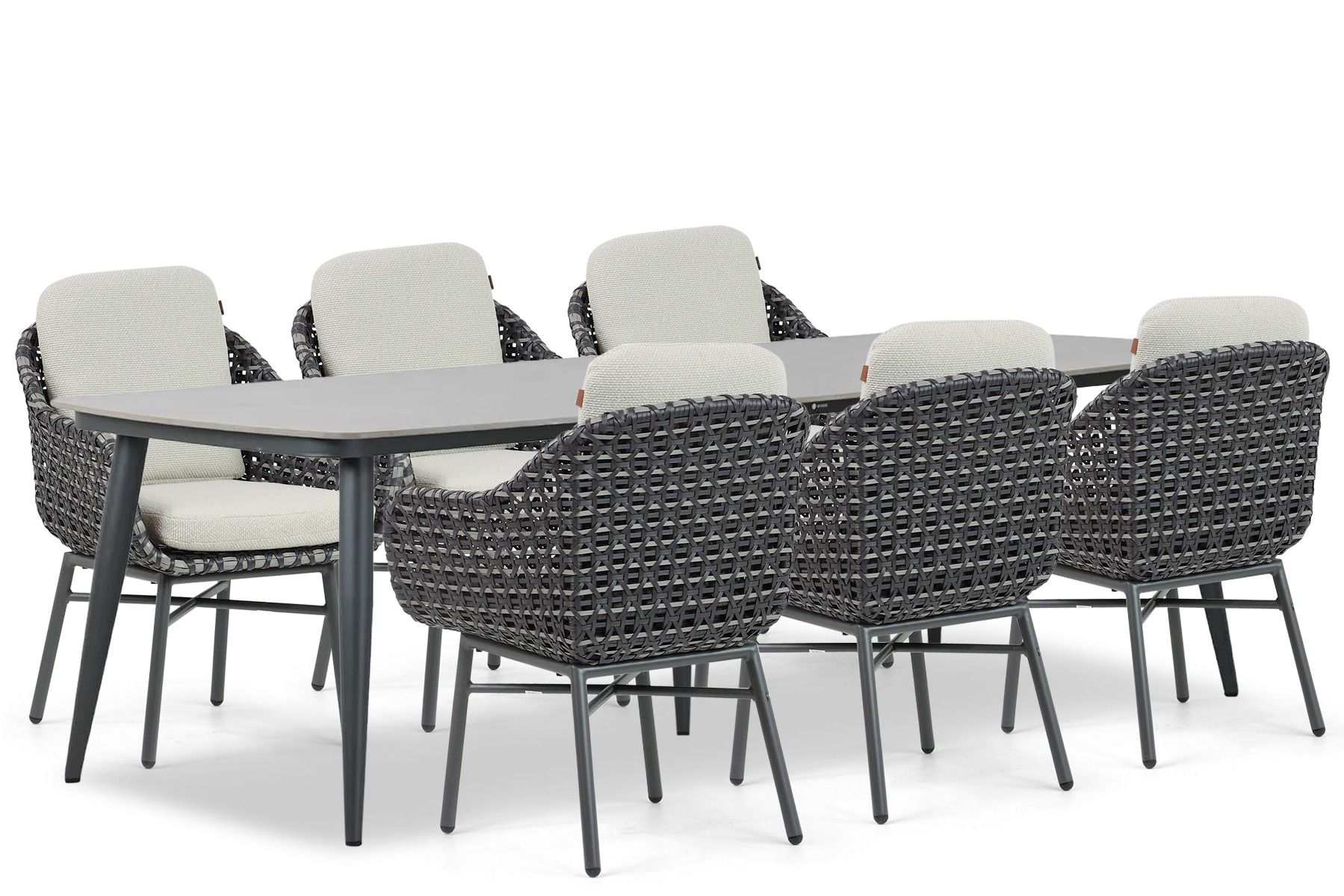 Santika Yovan/Vienna 240 cm dining tuinset 7-delig