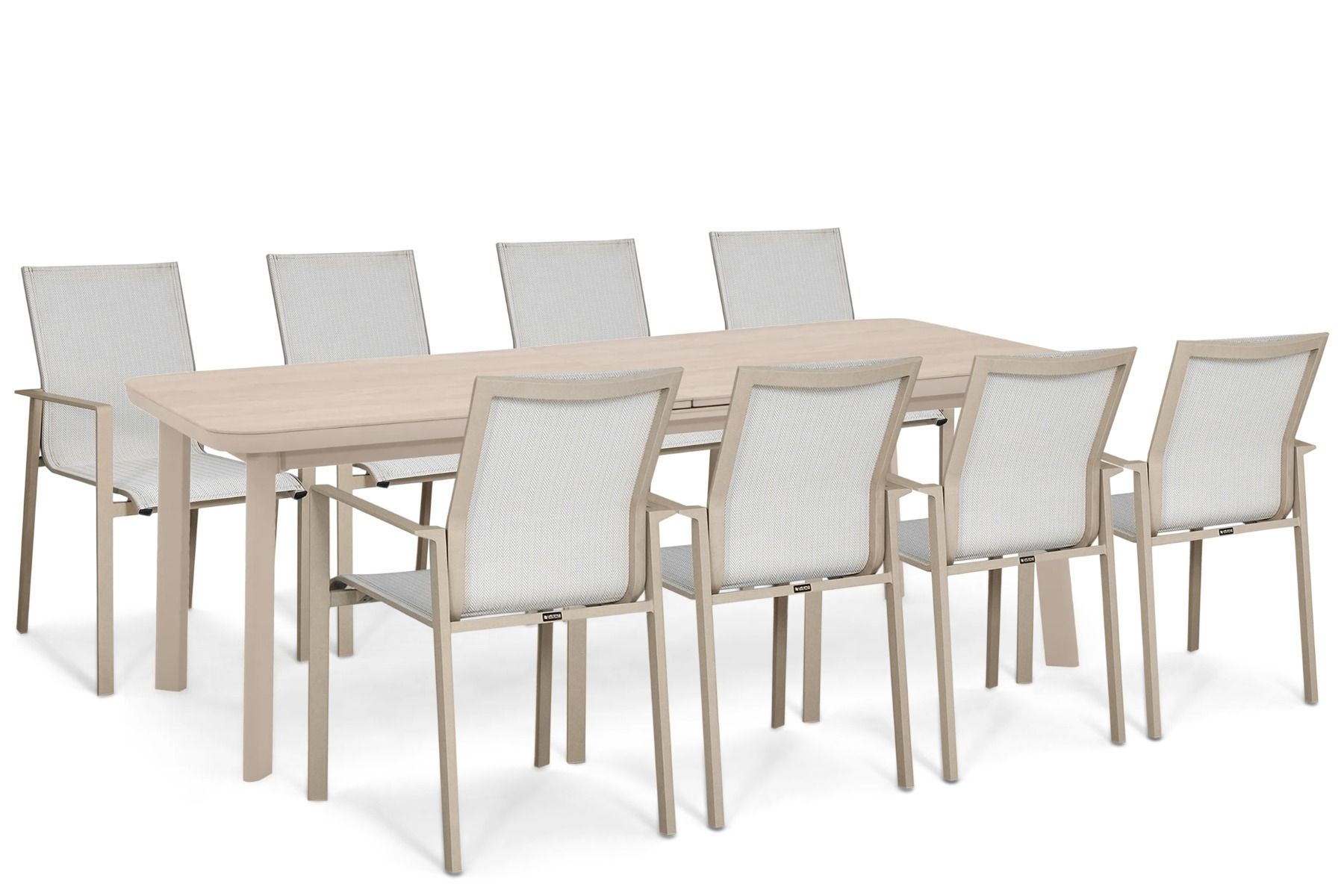 Lifestyle Timo/Primo 220/280x100 cm dining tuinset 9-delig
