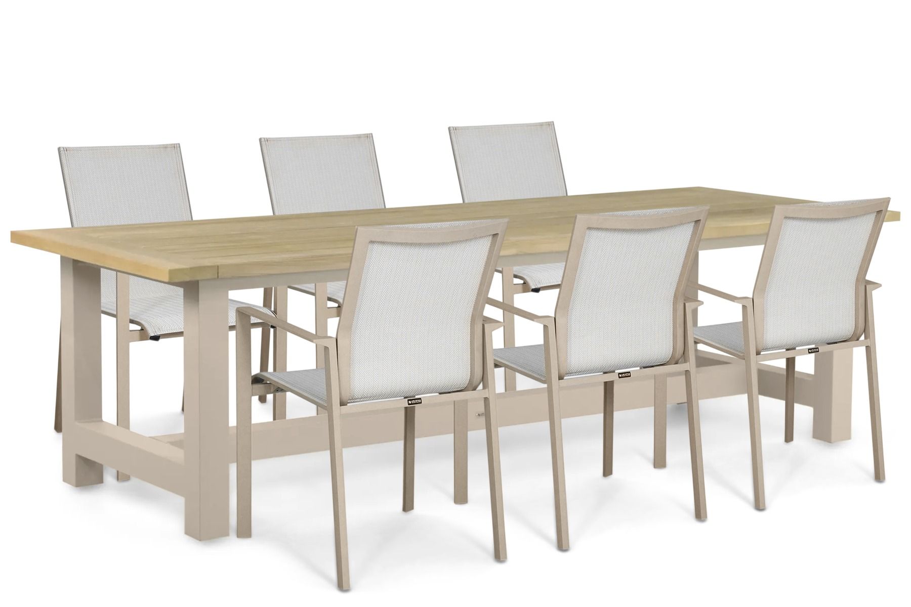 Lifestyle Timo/San Francisco 260x100 cm dining tuinset 7-delig