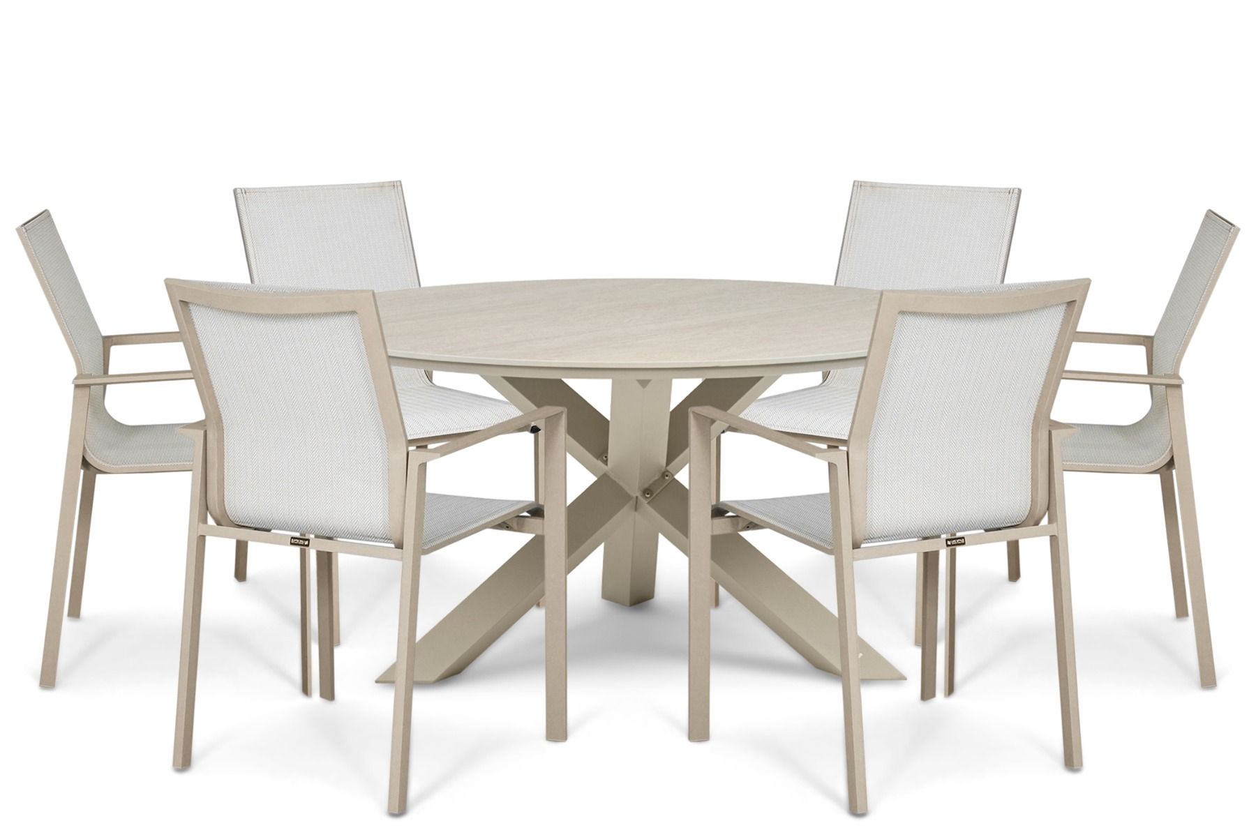 Lifestyle Timo/Xento 150 cm dining tuinset 7-delig