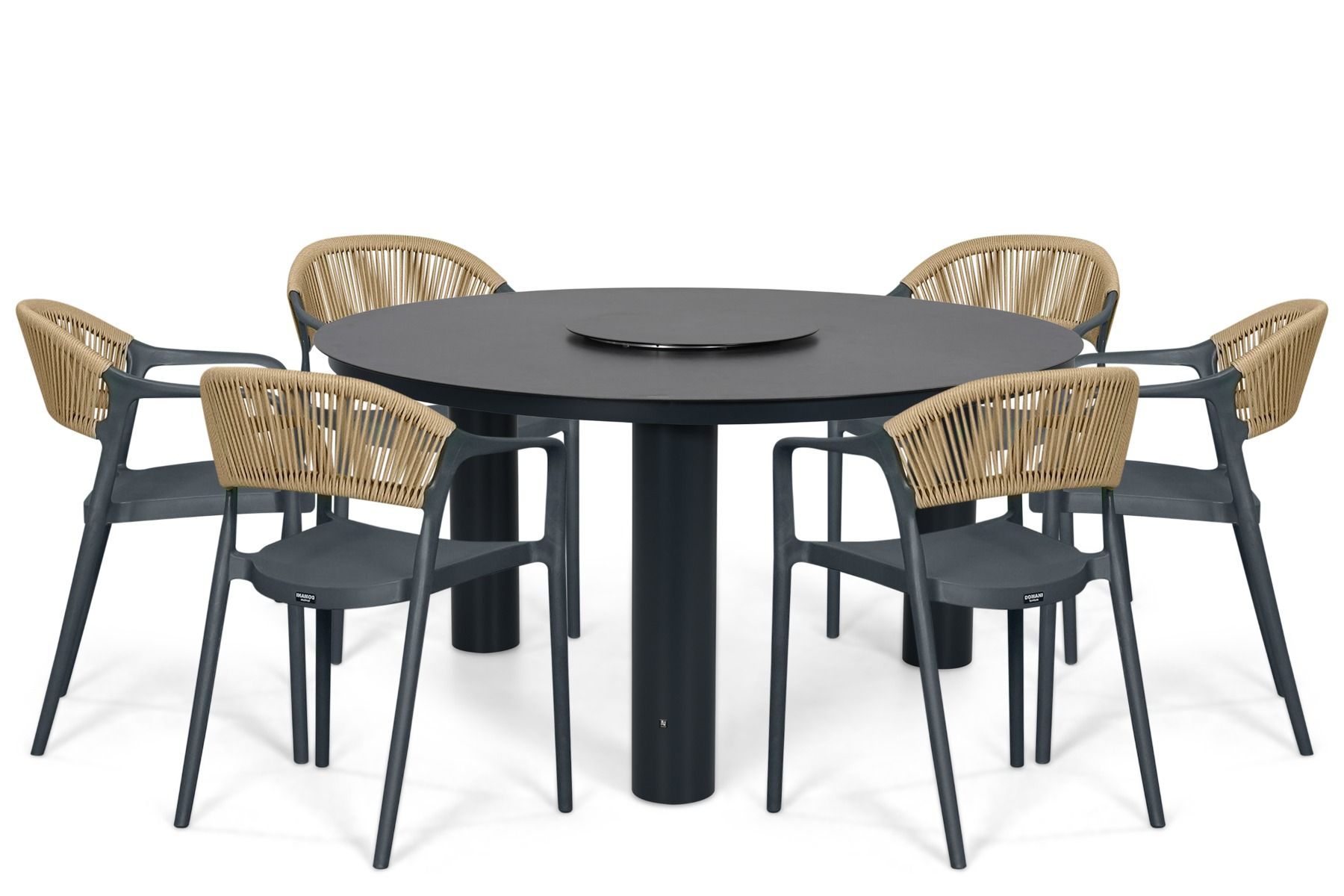 Domani Toscano/Arancia 150 cm dining tuinset 7-delig