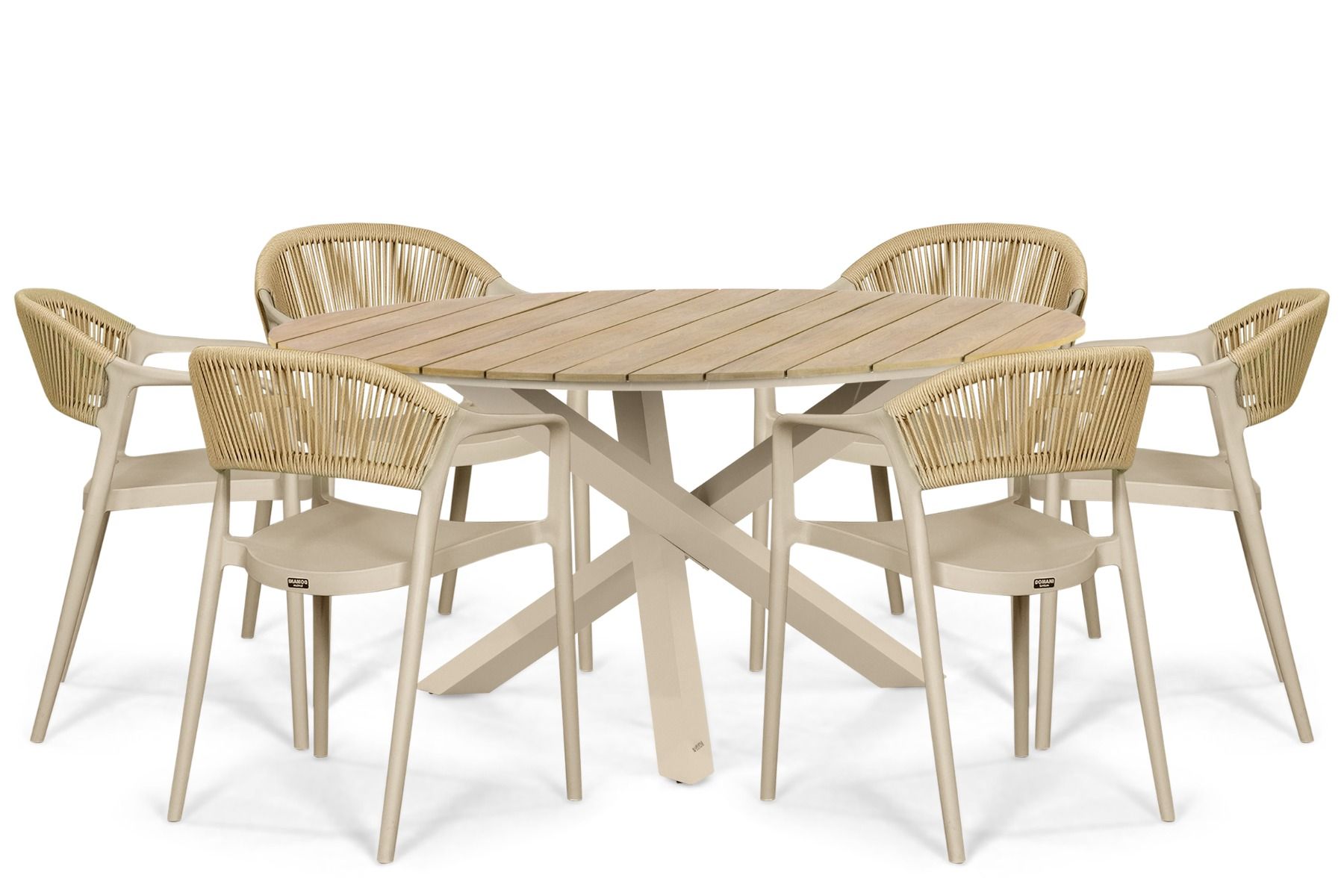 Domani Toscano/Ancona 150 cm dining tuinset 7-delig