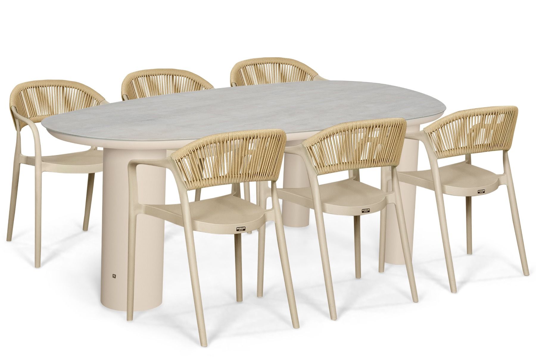 Domani Toscano/Guave 240x120 cm dining tuinset 7-delig