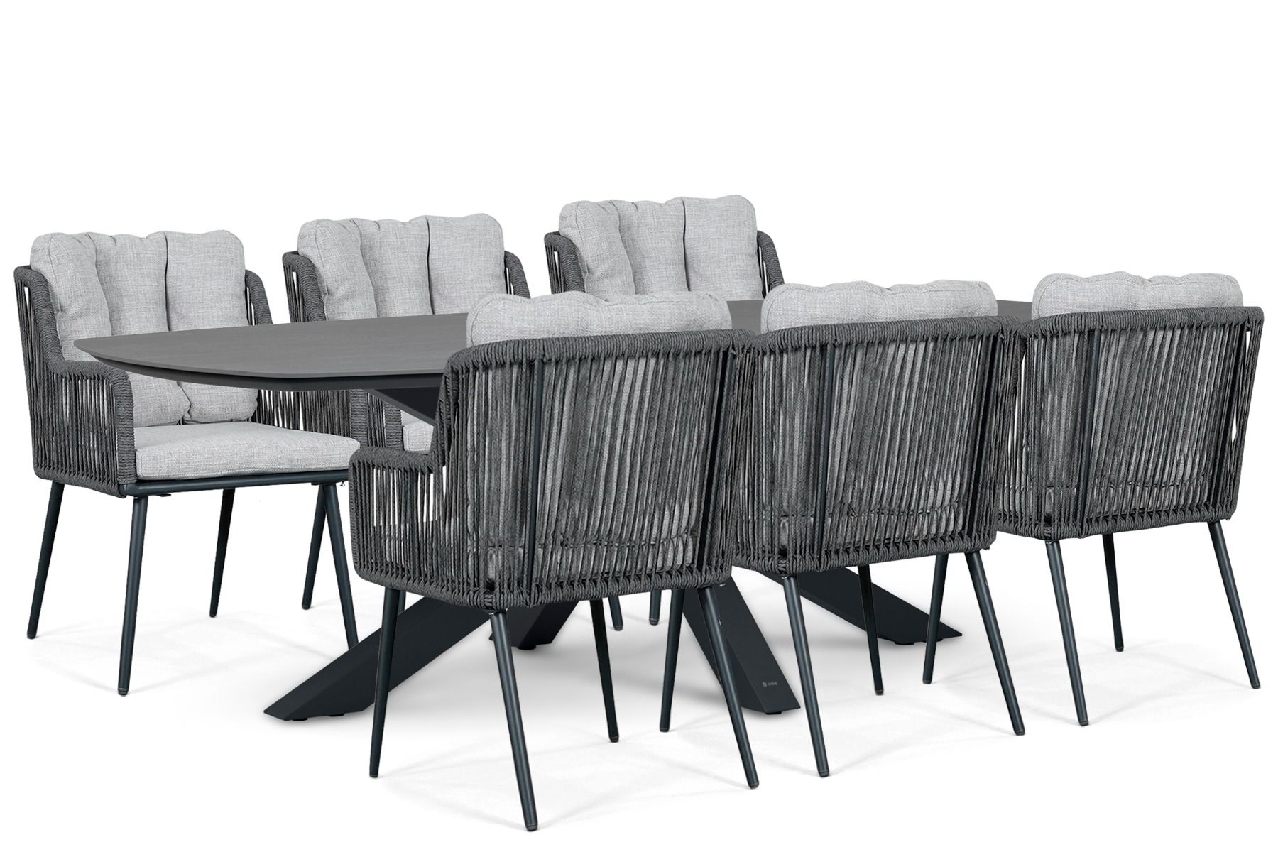 Lifestyle Tivoli/Voyage 240x120 cm dining tuinset 7-delig