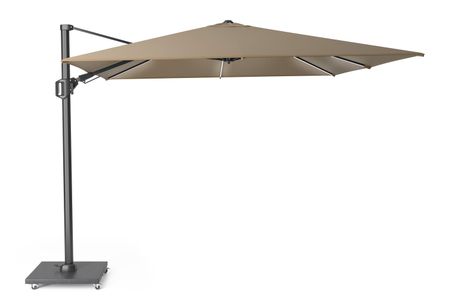 Platinum Challenger zweefparasol T2 300 cm x 300 cm glow taupe