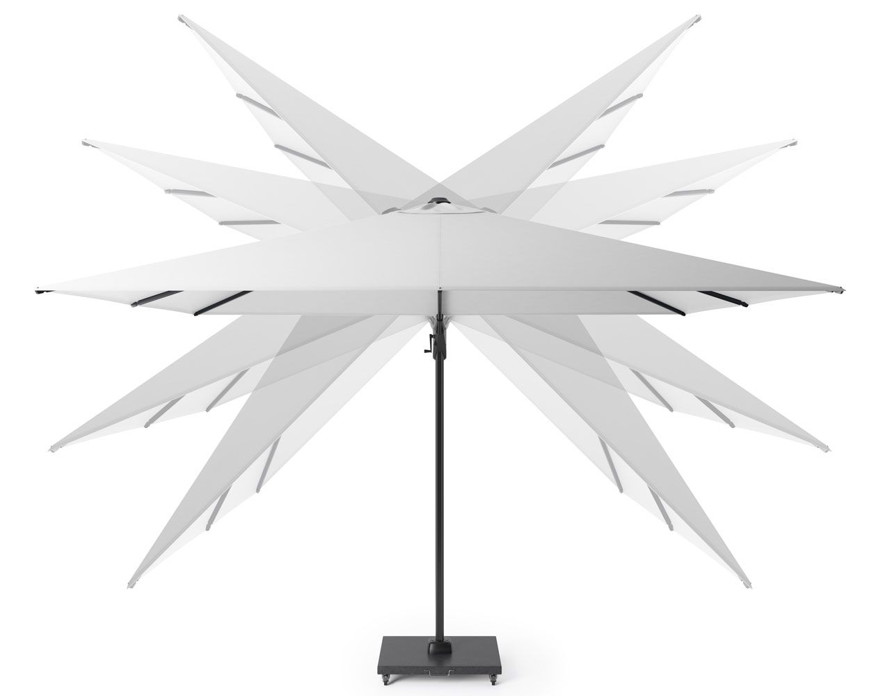 Platinum Challenger zweefparasol T2 premium 3.5x2.6m