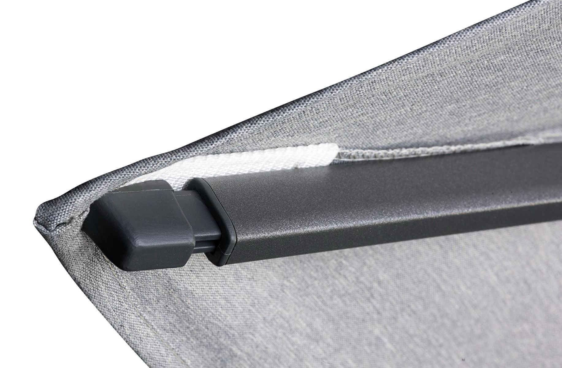 Platinum Challenger zweefparasol 3.5x3.5m T1 premium  (excl. voet) faded black thumbnail