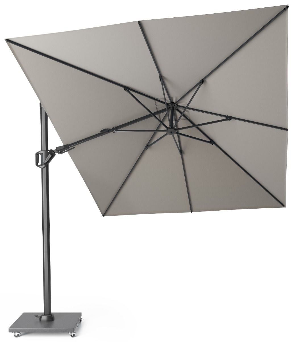 Platinum Challenger zweefparasol 3x3m T2 (incl. voet + hoes) manhattan