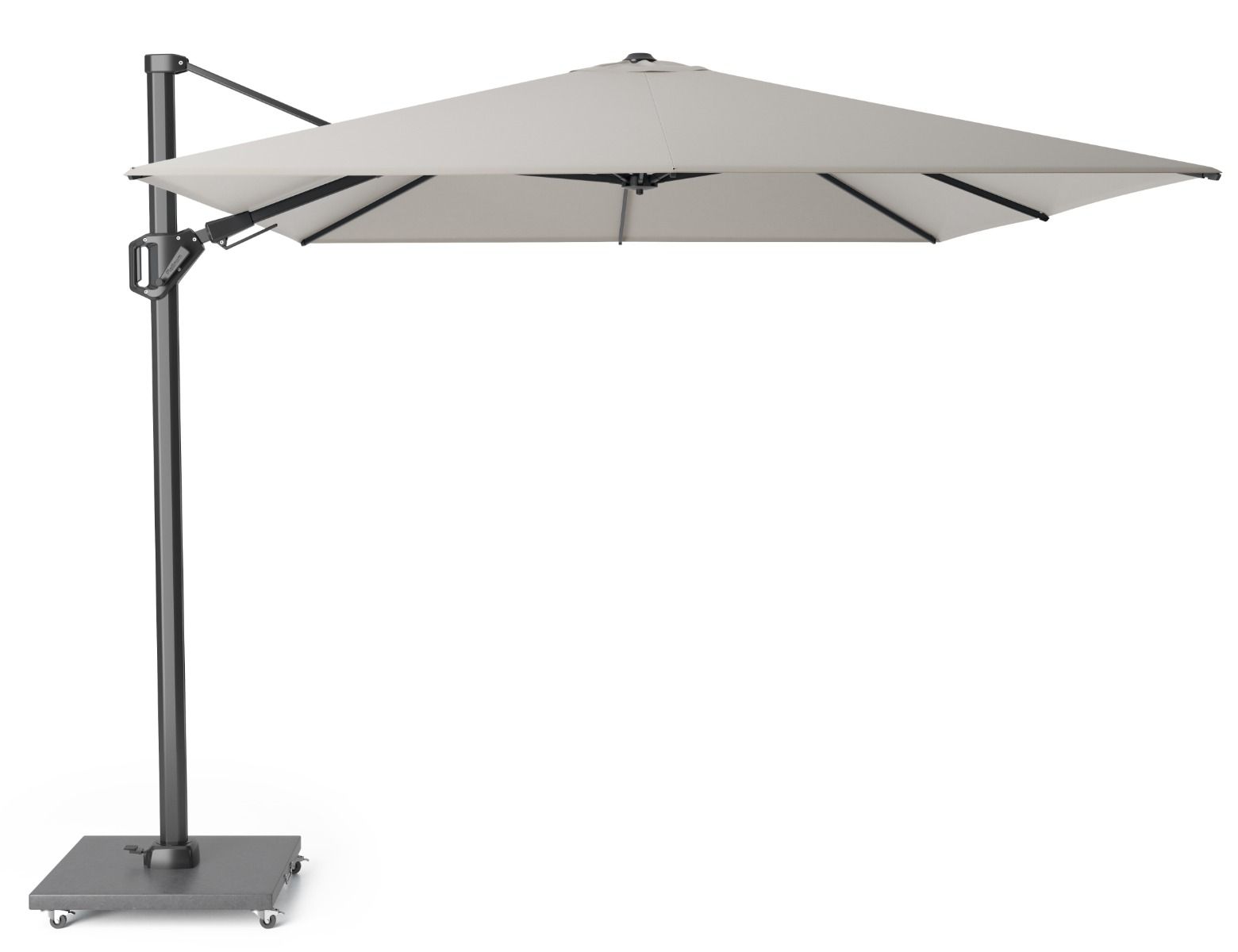 Platinum Challenger zweefparasol 3x3m T2 (incl. voet + hoes) manhattan